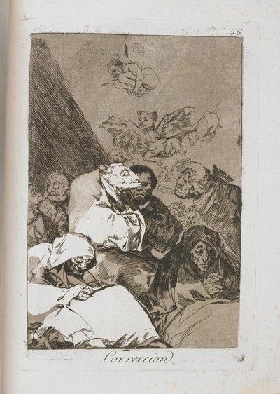 Plate from Los Caprichos by Francisco de Goya